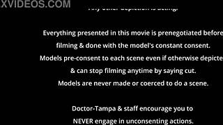 Doctor Tampa hits freshman Adrianna with mandatory Hitachi orgasm.