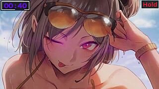 Hentai succubus challenges you to hands-free orgasm in episode 2 contest