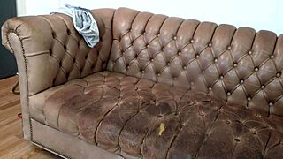 Scarlett Johnson Brutal Anal Casting On Sofa Big Tits Painful Fuck