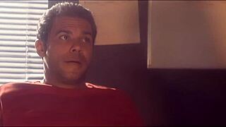 brunette milf mommy in heels and fishnets rides cock with anal fingering