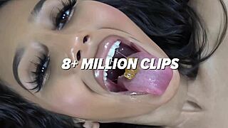 bbw sneeze fetish sloppy tit sucking blowjob