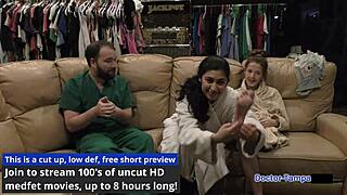 Dr tampa takes petite latina jasmine rose in backstage pov blowjob deepthroat bent over doggystyle shaved pussy fishnets heels!