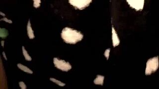 naughty wifey fingers natural tits and wet pussy slyly