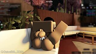 sexy elf fucks doggystyle creampie sauna game part 3~