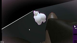 jerking monster cock for unfaithful slut's facial cumshot