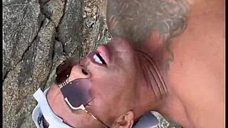 Angel Ferraz Fucked Anally by Bolt Jones on Nudist Beach