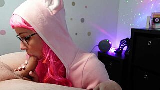 Petite Cosplay Stepsis Glasses Ahegao Blowjob Swallows Cum Gushing