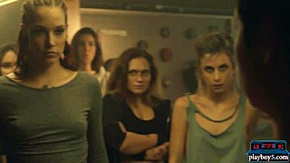 raw passion erupts in lesbian-only fight club frenzy