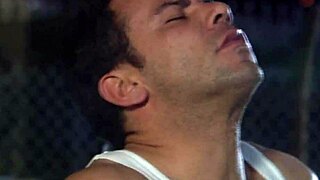 blonde milf carmen luvana slut fucks big cock outdoors in fishnets