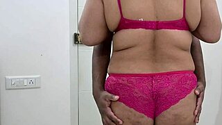 Bikini Ebony Wife Jerks Huge Husband Cock Boobs Bounce