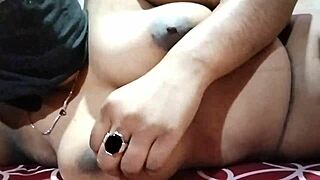 Desi Indian Bhabhi Craves Huge Natural Tits Sex