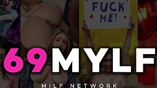 Stepmom reveals her tight milf pussy in raw reality show.