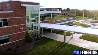 ebony milf teacher gets used like a toy by students in hardcore group