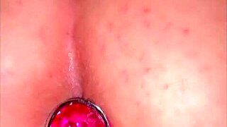 He Yanks My Pink Plug to Fill My Ass With Cum Deposit?