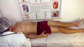 curvy brazilian nurse gets her tight pussy banged by patient