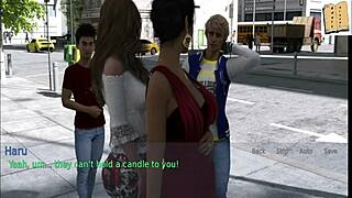 A Wife and Stepmother Plays Erotic Game with Big Ass Blonde MILF