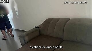 Brazilian Wife Bruna Silva Takes Anal While Hubby Works