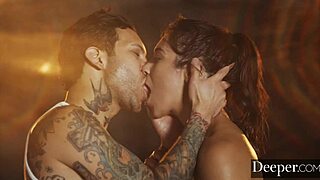 wanna watch brooklyn gray drown in five cock bukkake?