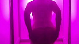 maid in pantyhose flashes pierced ass and huge tits