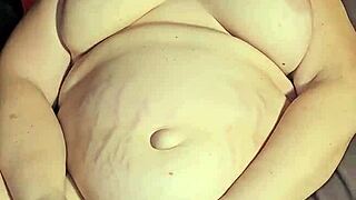 Thick Nipples Throbbing as She Cums on Pussy Play!