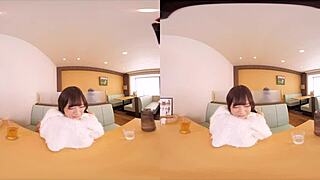 vr family restaurant cosplay jav babe exposes huge boobs fingering toys anal creampie