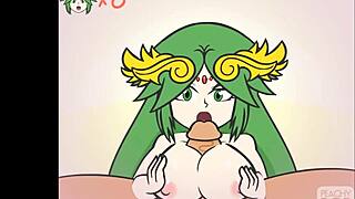 i'm obsessed with super smash girls titfuck palutena by peachypop34 hentai style