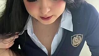 Shy Schoolgirl 18+ Gets Fucked Raw by LyssaNX