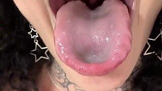 Petite Latina Brunette Gags Deepthroat Rides Rough POV Cum Tits!