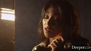 wanna watch brooklyn gray drown in five cock bukkake?