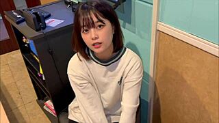 japanese girl gets flirty vibe with guy friend at karaoke cheats on boyfriend raw