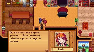 hot threesome leah fucks abigail hard!