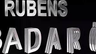 ruiva milf latina sucks rubens badaro's cock with her huge tits bouncing