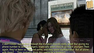 A Wife and Stepmother Plays Erotic Game with Big Ass Blonde MILF
