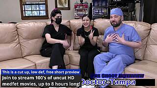 Dr Tampa Humiliates Bratty Latina Cheerleader Mya Backstage!