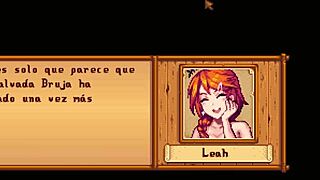 hot threesome leah fucks abigail hard!