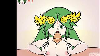 i'm obsessed with super smash girls titfuck palutena by peachypop34 hentai style