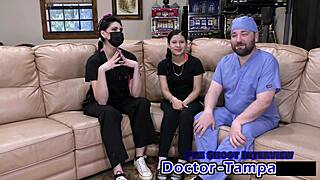 Dr Tampa Humiliates Bratty Latina Cheerleader Mya Backstage!