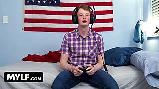 Experienced MILF Trains Virgin Boy in Hard Fucking