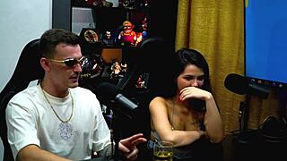 ruan kisses sexy naturist natasha deep on beach while hubby watches podcast