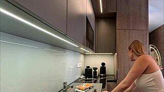 i flash my big boobs legs and ass in miniskirt doing chores