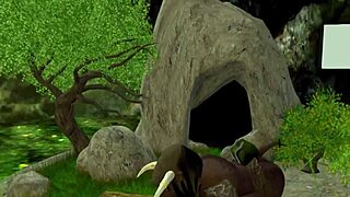 seducing that monster minotaur got me all hot and bothered granny style 😏