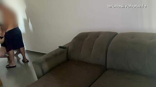 Brazilian Wife Bruna Silva Takes Anal While Hubby Works