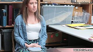 petite brooke's rough cop punishment fuck after shoplift bust