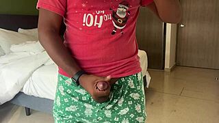 Stepmom Leyne Rodriguez stops my masturbation for her submissive freeuse fuck