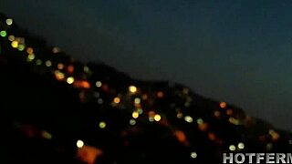 naughty neighbor milf rides fat cock bareback creampie outdoor