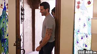 Big Tits MILF Arabelle Raphael Fucked Hard After Blowjob Footjob