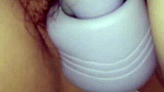 Does japanese wife orgasm hard during steamy massage?