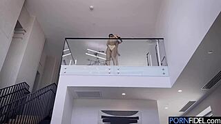 Curly Brunette Willow Ryder Deepthroats Then Gets Doggystyle Pussy Slammed