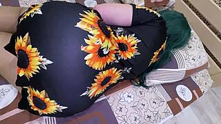 Stepmom pulls stepson to bed strips and reveals her tight ass secrets