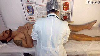 curvy brazilian nurse gets her tight pussy banged by patient